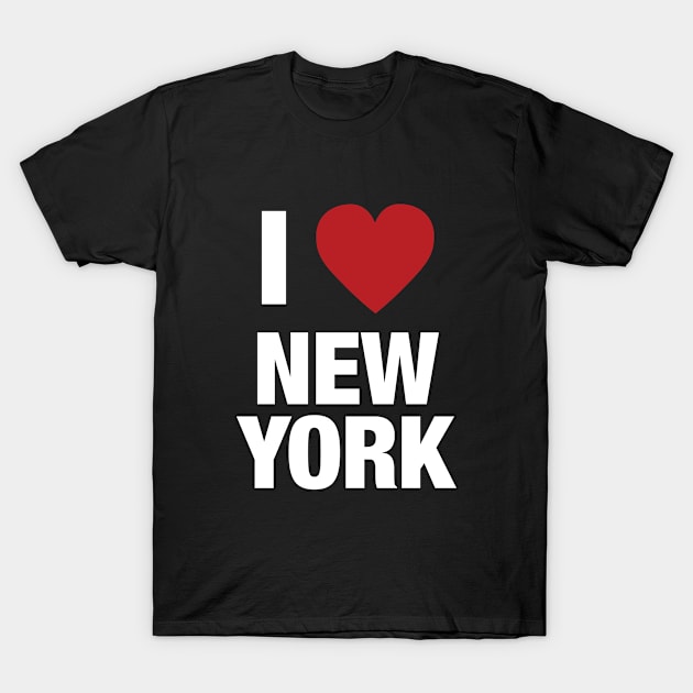 I Love New York for Men, Women Boys and Girls T-Shirt by clintoss